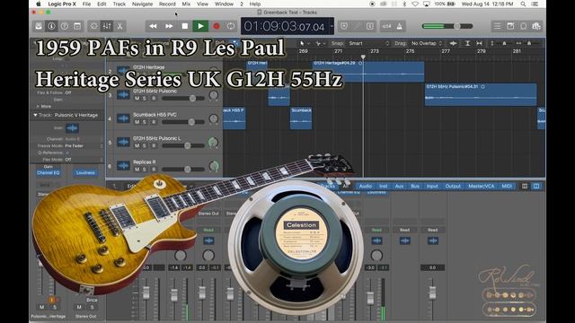 Celestion G12H 55Hz Greenback Shootout! Vintage, Scumback, Heritage Series смотреть онлайн
