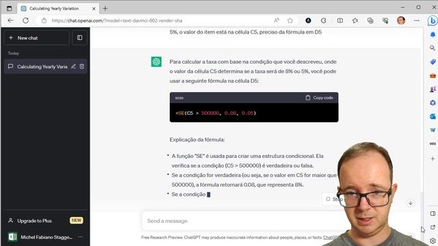 Fórmulas de Excel com ChatGPT смотреть онлайн