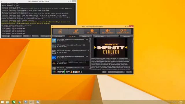 FTB INFINITY FEHLER HILFE!!! смотреть онлайн