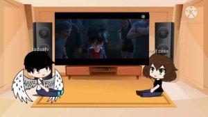aunt cass and tadashi reacts to hiro bot fighting little yama(original idea) big hero 6