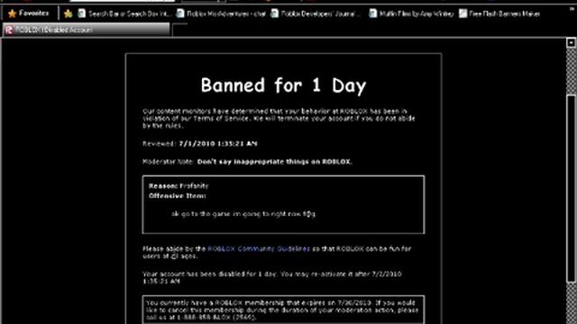 Roblox how to get banned смотреть онлайн