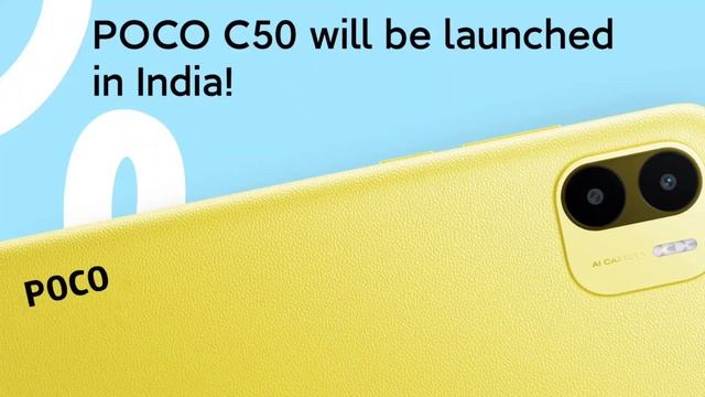 Poco C50 Smart Phone.. First Look.. 8 Megapixel Rear Camera.. 5 Megapixel Selfie Camera..