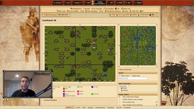 Tribal Wars vLog #8 - (Crushing War Stats!!) смотреть онлайн