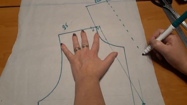 Шалевый воротник. Пошаговое построение смотреть онлайн