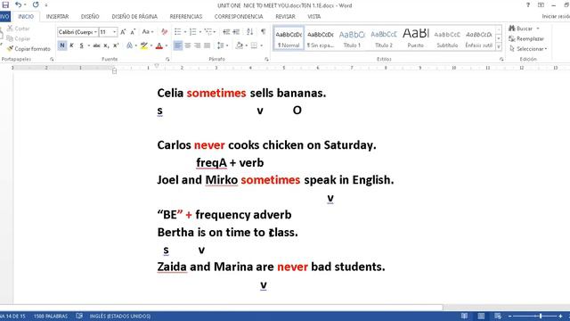FREQUENCY ADVERB смотреть онлайн