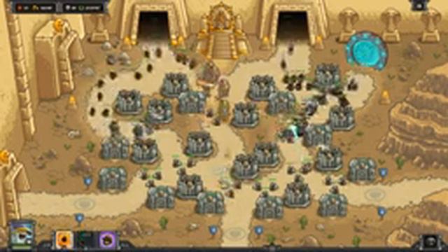 Kingdom Rush Frontiers: Dwarven Bastion & Dwarf Hall Tower Max Level vs Endless Waves of Enemies смотреть онлайн