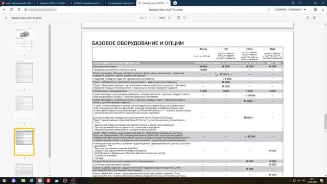 Рено во Франции и у нас в России,модели!Новый Дастер   