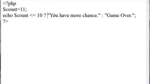 Learn PHP Tutorial 8 ternary operator or conditional operator смотреть онлайн