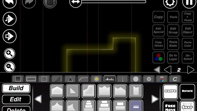 как сделать блок дизайна или по другом неон в Geometry Dash смотреть онлайн