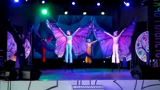 "Бабочки" Эстрадно-цирковая студия Флик-Фляк смотреть онлайн