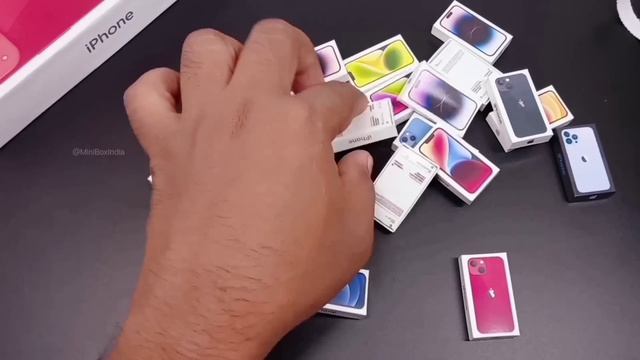 Special Unboxing Of Iphone's Before Apple IPhone 15 | Minibox | Miniphone