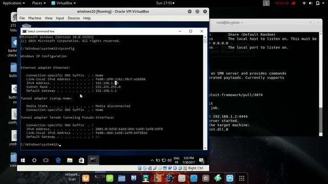 [Metasploit] Exploit windows machines using smb-delivery module (KRYPT0N) смотреть онлайн