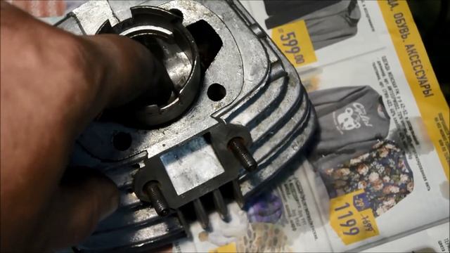 Результат расточки цилиндра и спортивный поршень. В501м смотреть онлайн
