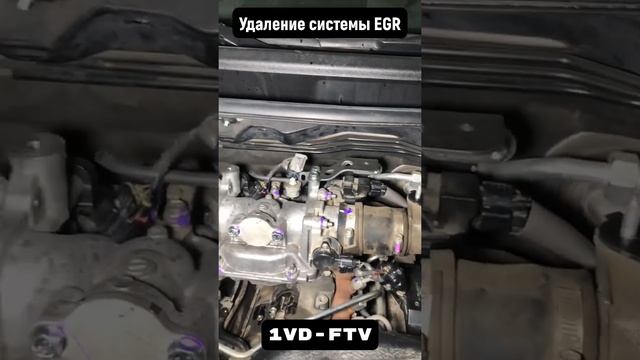 Удаление ЕГР на Тойота Ленд Крузер 200 смотреть онлайн