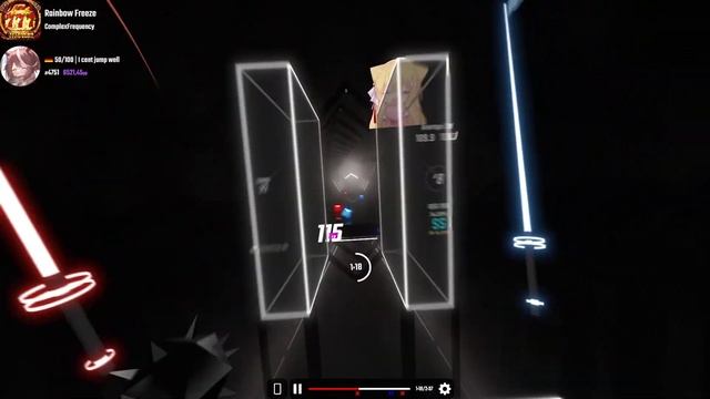 4 Digit Player on Quest 3 | Kobaryo - Rainbow Freeze | 94,88% - 2 Miss смотреть онлайн