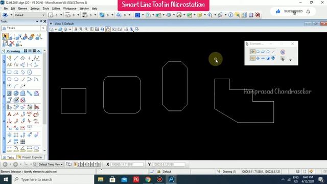 Smart Line Tool in Microstation | Similar to AutoCAD Polyline смотреть онлайн
