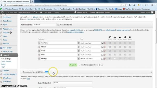 WordPress Tutorial 20: Changing Form Success Messages смотреть онлайн