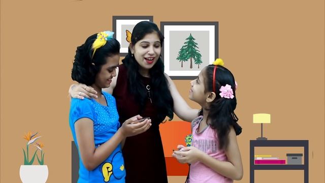 Chinky Pinky Thi Do Behane Song | Shareing is Caring Song |Hindi Poem for Kids |Hindi Kavita смотреть онлайн