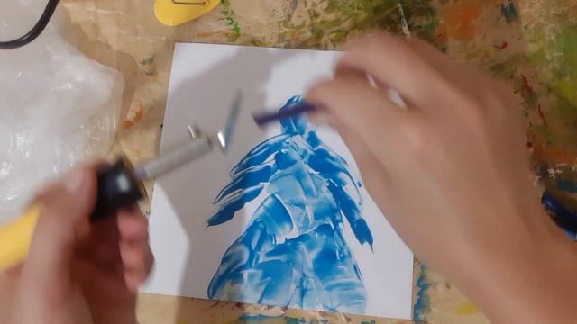 Арт. Ангел. Рисование горячим воском. Восковая живопись. Обзор Poly смотреть онлайн