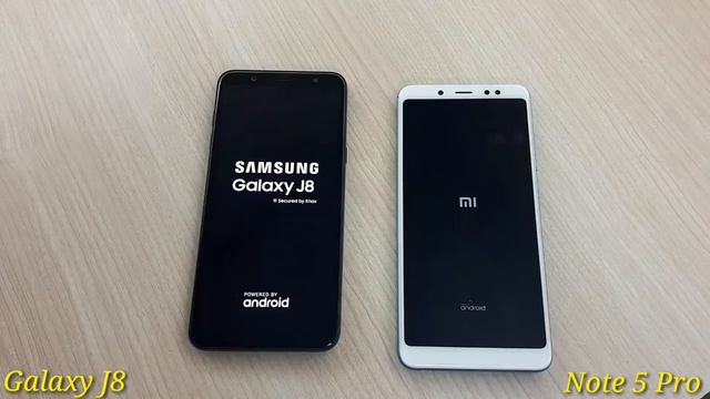 Galaxy J8 vs Redmi Note 5 Pro Speedtest смотреть онлайн