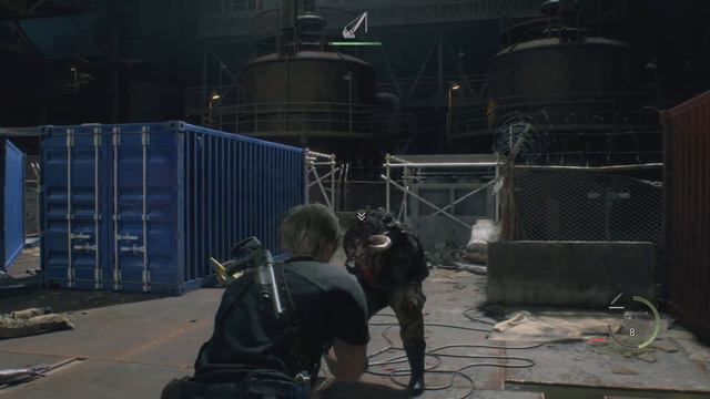 RE4 Remake - Just eating all my Red9 shots смотреть онлайн