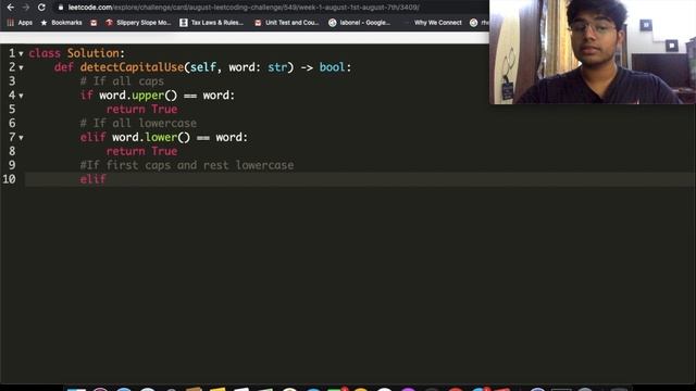 Detect Capital | Leet code 520 | Theory explained + Python code | August Leet code challenge смотреть онлайн