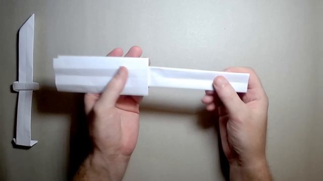 Origami Dagger 1 sheet of A4 paper смотреть онлайн