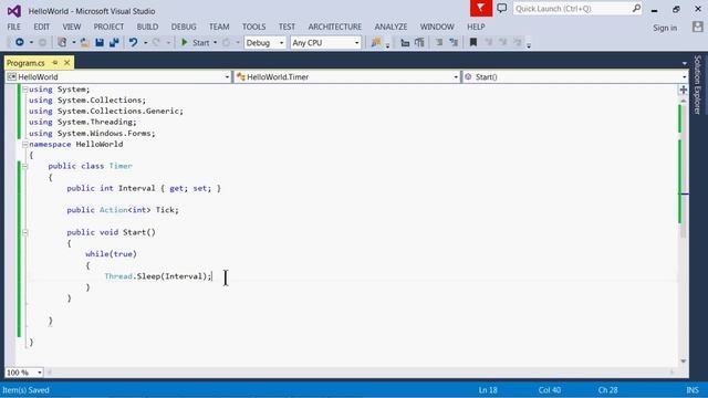 BP2-4-1-03 Событийная модель с делегатами смотреть онлайн
