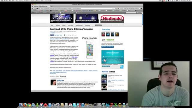 White iPhone 4 - Do You Care 2104 смотреть онлайн