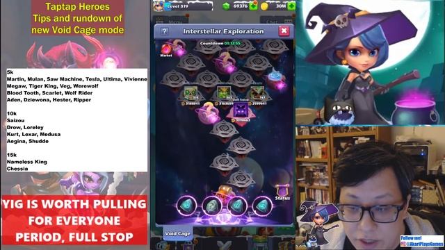 Taptap Heroes - Tips and FAQ for new Void Cage mode смотреть онлайн