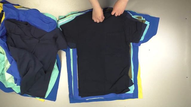 лот 812 Футболки сток без принта (9,4 кг, 62 шт, .14 евро кг, 2..12, евро шт)Распаковка / Unpacking смотреть онлайн