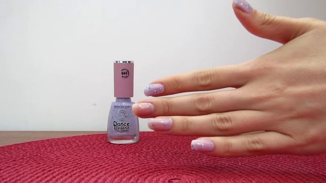 Тест лака для ногтей Dance Legend Fruity Milk № 945 Blueberry Mousse смотреть онлайн