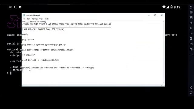 How To Bomb Unlimited Sms And Call In Termux | 100%Working | Hacked Planet ? смотреть онлайн