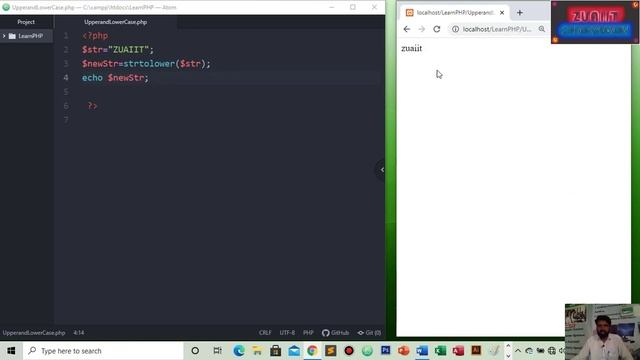 How to Learn about PHP Upper and Lower Case Function Part-65 by Zain Ul Abideen IIT Chakswari смотреть онлайн