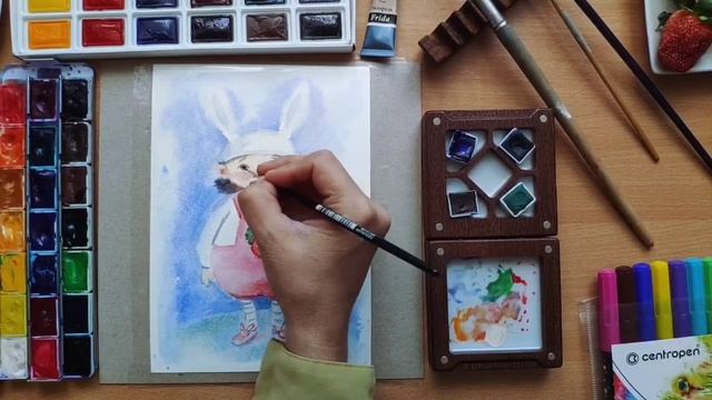 Девочка-зайчик. Мастер-класс по созданию сказочного персонажа смотреть онлайн