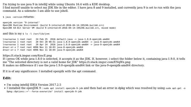 Ubuntu: intelliJ doesn't accept java 9 JDK (2 Solutions!!) смотреть онлайн