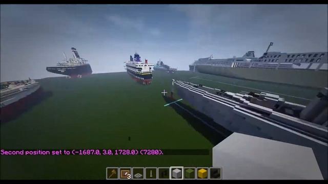 Minecraft Warship - 1.5:1 Scale HMCS FRASER + DOWNLOAD смотреть онлайн