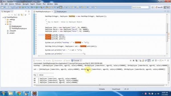 How to add User-Defined Object to the HashMap? | Java Collection Framework