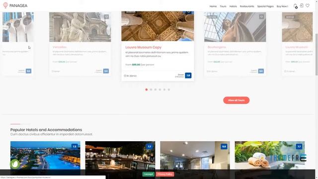 Panagea - Hotel and Tours Booking WordPress Theme Ulysses Anson смотреть онлайн