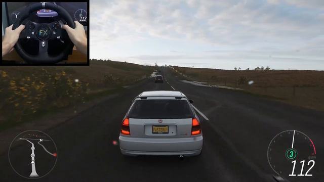Honda Civic Type R - Forza Horizon 4 | Logitech g920 | Gameplay смотреть онлайн
