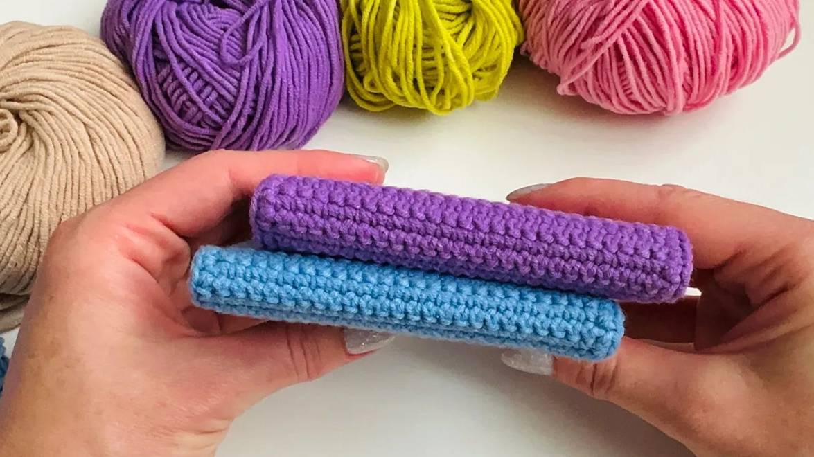 🥰100% такой подарок нужен всем. Вяжем из остатков пряжи смотреть онлайн