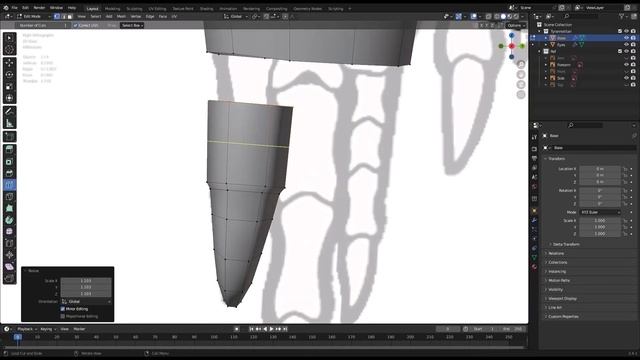 Tyrannotitan modeling timelapse (Blender 3.4.1) смотреть онлайн