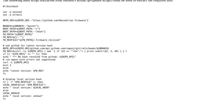 Raspberry Pi: Check most current RPI-Firmware available from Git Repo? (2 Solutions!!) смотреть онлайн