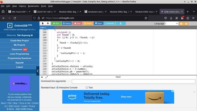 20231106 CISP 440 solution to ticket generator смотреть онлайн