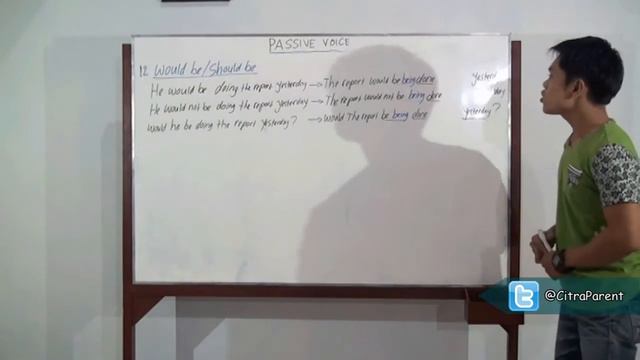 Passive Voice : Merubah kedalam bentuk Pasif - WOULD BE / SHOULD BE ( Past Future Continuous ). смотреть онлайн