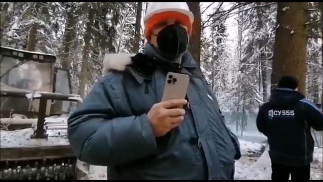 Противостояние в Троицком лесу - ЧОП "Смерш" и полиция против жителей #Троицк смотреть онлайн