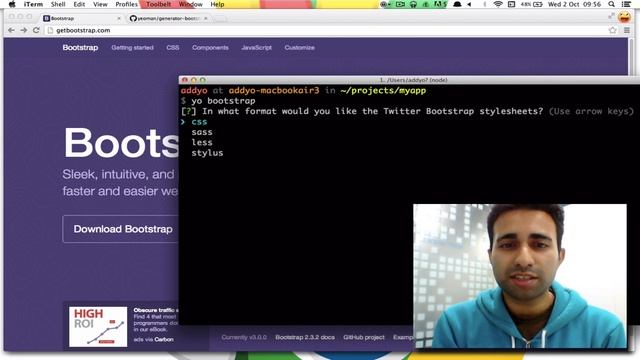 A Yeoman generator for Twitter Bootstrap смотреть онлайн
