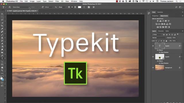 Typekit with Photoshop CC смотреть онлайн