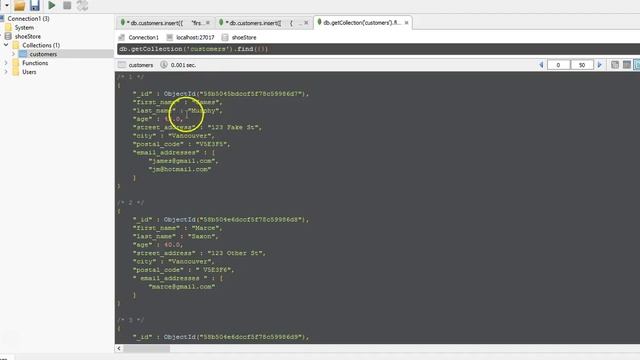 MongoDB A to Z - Video 8 Inserting Documents into Collections смотреть онлайн