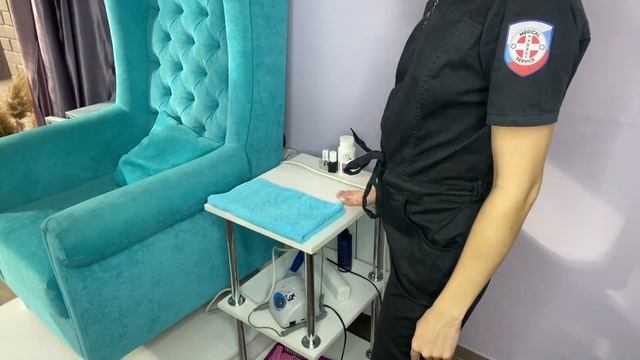 Рабочее место для мастера по педикюру #обучениепедикюру смотреть онлайн